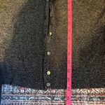 Calvin Klein NWOT Gray Metallic Sparkly Button-Down Cardigan Sweater Large Photo 5