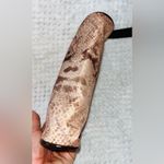 B Makowsky  Cosmetic Zipper Case Snake Print Photo 6