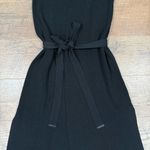 Calvin Klein  Black Belted Sleeveless Cardigan Belted Duster Photo 3