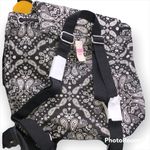 PINK - Victoria's Secret PINK Victoria’s Secret backpack bandana print black and white bag small travel​​ Photo 5