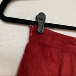 Forever 21 Dark Red Faux Suede Mini Skirt Size Small Photo 5