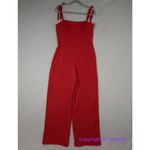 Anthropologie  BHLDN Theia Trinity jumpsuit‎ red tie strap , size 16 Photo 2