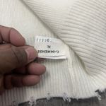 Commense Women's Pearl Trim Cropped Cardigan Sweater White XL Elegant Open Front Photo 3