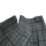 Free People  Plaid Cropped Trouser Pants Women’s Size 2 Black Academia Style Photo 7