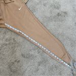 Nike Women’s Phoenix Fleece Joggers Pants Pull On High Waisted in Brown Cream M Photo 15