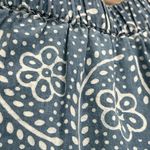 Madewell NWT  Pull-On Ruffled Mini Skirt in Indigo Floral | Small Photo 5