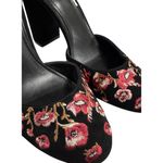 White House | Black Market “Piper” Suede Embroidered Block Heel Shoes Size 7.5M Photo 2