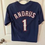 Genuine Merchandise Texas Rangers Crop Shirt Photo 1