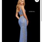 Sherri Hill  Prom Dress Two-Piece beaded Periwinkle Photo 2