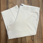 Eileen Fisher NWOT Knit Pants Womens XL White Cropped Tapered Leg Elastic Waist Photo 0