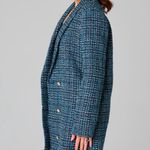 BuddyLove Blue Green and Gold metallic tweed Blazer dress Size Medium Photo 5