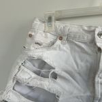 We The Free  free people size 27 white cut off destroyed denim shorts Photo 4