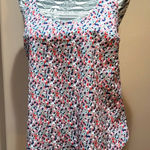 love on a hanger *5/$25 Sale*  Speckled Racerback Tank with exposed zipper size S Photo 0