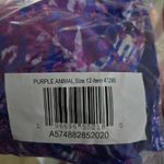 Kim Gravel x Swimsuits For All Fly Away Tankini & 5" Boy Short Size 12 Purple Photo 3