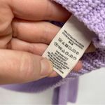 Free People  Lavender Ribbed Knit Flare Sleeve V Neck Sweater Womens S Oversized Photo 3