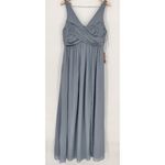 Birdy Grey  women's Dress Dusty Blue Size Xlarge Long‎ Party Dress Bridesmaids Photo 4