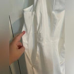 Floerns Plus Size Satin Spaghetti Strap Cowl Neck Wrap Dressββββββ White Photo 3