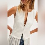 Free People 032.🌸NWOT🌸 Twice As Nice Maxi Top Photo 2