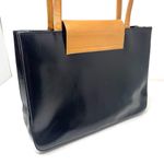 ELLECIEFFE made in Italy structured leather shoulder bag Photo 3