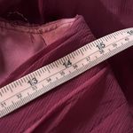 Amsale Silk Cranberry Wine silk Bridesmaids Dress Size 4 A Photo 9