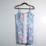 Lilly Pulitzer Shelli Lace Crochet Sheath Stretch Turtle Wave Mini Dress 12 Photo 0