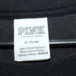 PINK - Victoria's Secret  Black Rose Embroidered Sweater Size Medium Photo 6