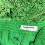 Amanda Uprichard  COTTER mini DRESS IN BANDANA PRINT green paisley XL Photo 1