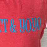 Beach Tank Vintage Red Boutique Cotton Top Womens Small Roomy Photo 5