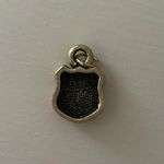 Small bronze Police Department badge Charm Gold Photo 2