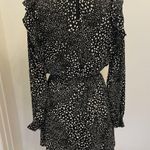 Forever 21  Ruffled Long Sleeve Dress Dotted Print NWOT Photo 1
