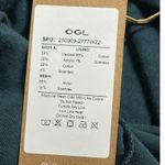 OGL Ruched Bell Sleeve Boat Neck Brami Padded Top Shirt L Large New Forest Green Photo 7