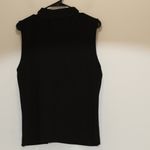 Andrew Marc Marc New York Black Ribbed Tank Size Large Photo 7