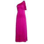 Sachin + Babi Chelsea One Shoulder Bow Gown, Dragonfruit, 0 (US) Photo 3