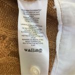 Pilcro Anthropologie Tan Cropped Cable-Knit Twofer Long Sleeve V-Neck Sweater Photo 9