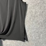 Liz Claiborne  Black Sleeveless Scoop Neck Tank Top M Polyester Spandex Photo 5