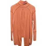 Free People we the Free Split Back Turtleneck Lightweight Sweater Size Large Photo 6