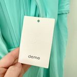 NWT Deme By Gabriella X Revolve Pearl Gown Long Dress Size M flaw Green Size M Photo 9