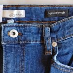 Ella Moss NWT  High Rise Slim Straight Ankle Jeans 12/31 Medium Wash Destroyed Photo 4