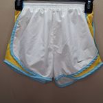 Nike NWOT  Women's White and Yellow Athletic Shorts Photo 1