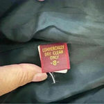 Anne Klein Vintage  Double Breasted Womens Blazer 100%‎ Wool Black Size 8 Photo 8