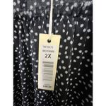 Max Studio  NWT SHEER BLACK AND WHITE POLKA DOT BLOUSE WOMENS PLUS SIZE 2X Photo 6