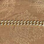 Boutique Chunky Gold Tone Rhinestone Bling Bracelet Photo 4