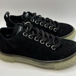 Giuseppe Zanotti Italy Black Full-Grain Suede Sneakers Sz 36 Lace Up US 6 $806 Photo 3