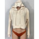 Wildfox New.  wheat cropped hoodie. Small. Retails$148 Photo 8