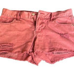 Old Navy Women's  Semi-Fitted Faded Red/Dark Pink Jeans Shorts Size 4 EUC #0487 Photo 0