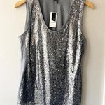 Nic+Zoe NWT  Twinkle Night knit tank Scoop Neck Sequin Front Size Small Photo 0