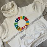 Pangaia x SDGS Hoodie Sweatshirt organic cotton womens Cream (small) casual Red Photo 2