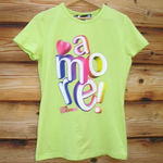 Moschino NWT Love  Amore Stretch T Shirt Top Photo 0