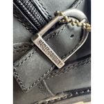 Harley davidson Motorcycle BOOTS womens black leather 6 zip pull slip ankle 8" Photo 6