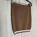 superdown  Beige & White Bonnie Varsity Mini Skirt Size XS Photo 2